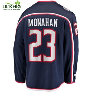 Sean Monahan Columbus Blue Jackets Nhl Fanatics Breakaway Home Jersey