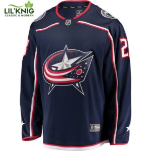 Sean Monahan Columbus Blue Jackets Nhl Fanatics Breakaway Home Jersey