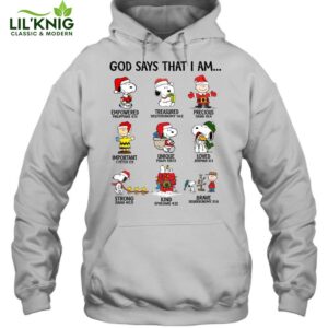 Snoopy God Says That I Am Xmas Gift M39-Hoodie