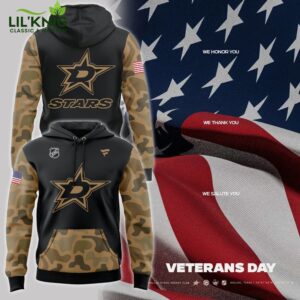 Special Edition Veterans Day Dallas Stars Hoodie