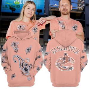 Special Vancouver Canucks Hockey Team Paisley Hoodie – Stylish Team Apparel