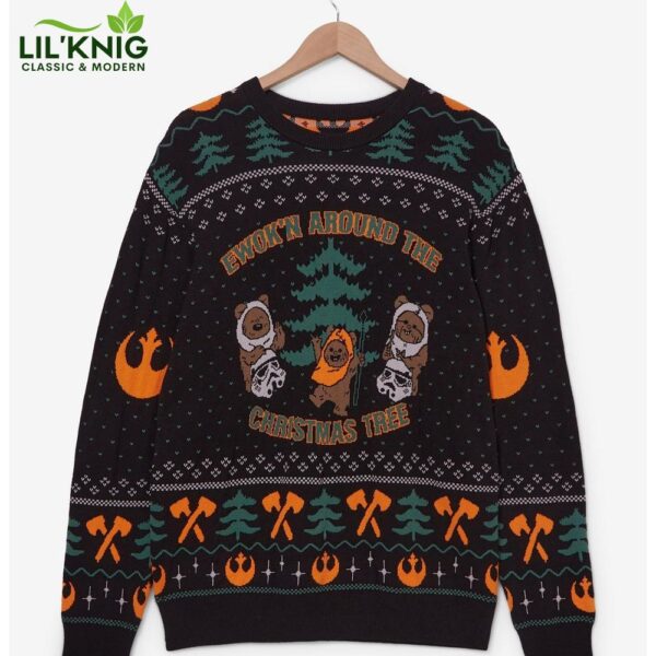 Star Wars Ewok’N Around The Tree Patterned Holiday Sweater