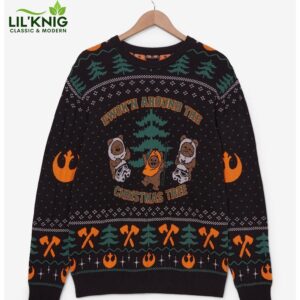 Star Wars Ewok’n Around the Tree Patterned Holiday Sweater