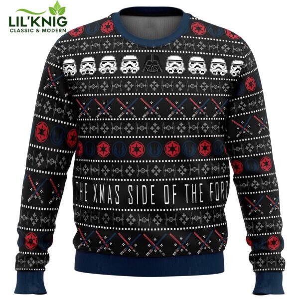 Star Wars The Xmas Side Of The Force 2024 Ugly Christmas Sweater