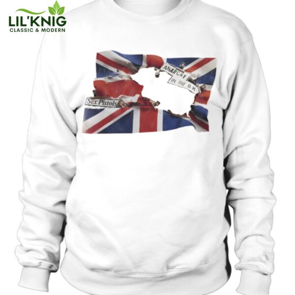 Sweatshirt Unisex – (2 Sides) Anarchy In The Uk Flag