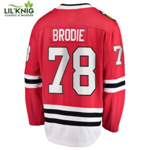 T.J. Brodie Chicago Blackhawks Nhl Fanatics Breakaway Home Jersey