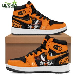 Tennessee Volunteers Football “Dark Mode” Air Jordan 1 Shoes – Custom Sports Footwear