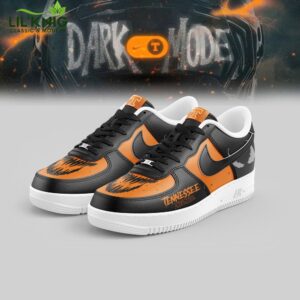 Tennessee Volunteers Football Venom “Dark Mode” AF1 Shoes – NCAA Custom Sneakers