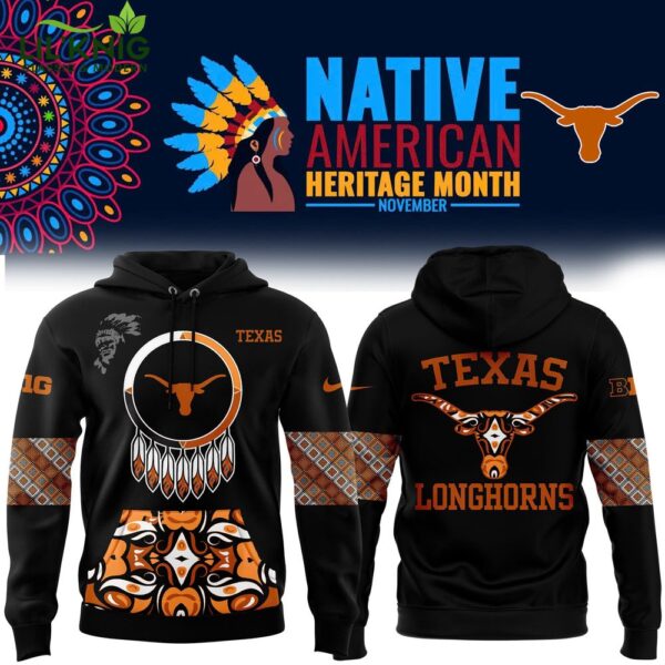 Texas Longhorns 2024 Native American Heritage Month Premium Hoodie – Special Edition