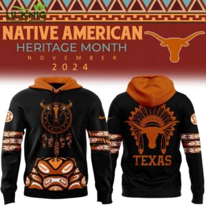 Texas Longhorns 2024 Native American Heritage Month Premium Special Hoodie – Exclusive