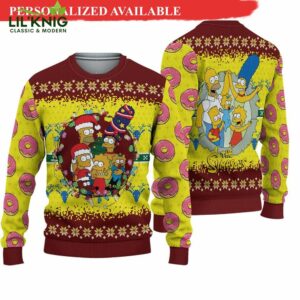 The Simpsons Ugly Christmas Sweater – Ugly Christmas Sweater- Jumper