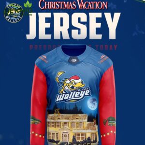 Toledo Walleye x Christmas Vacation 2024 Jersey – Custom Name & Number