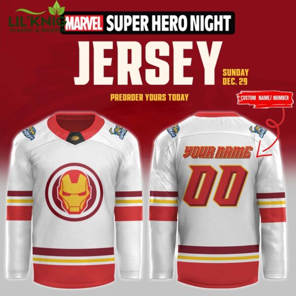 Toledo Walleye x Marvel Super Hero Night 2024 Custom Jersey – Fan Favorite