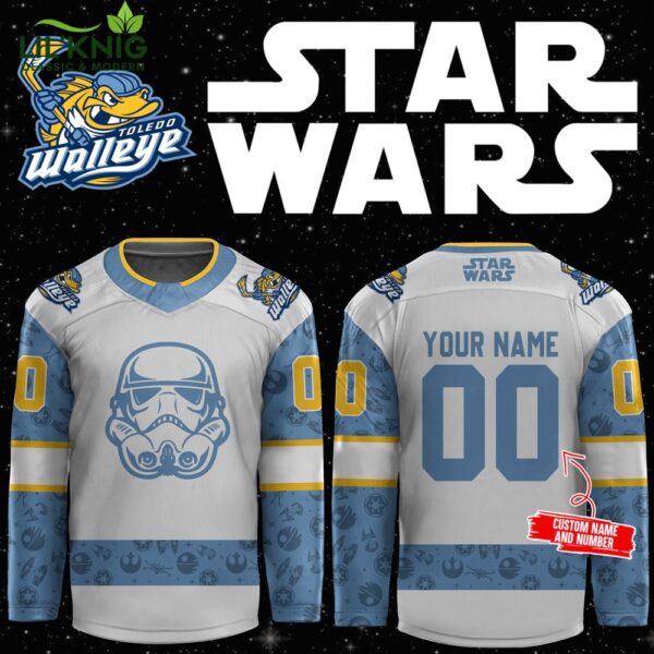 Toledo Walleye x Star Wars Night Custom Jersey – Personalized Name & Number