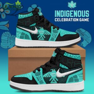 Toronto Maple Leafs 2024 Indigenous Heritage Celebration Game Night Premium Limited AJ1 Shoes