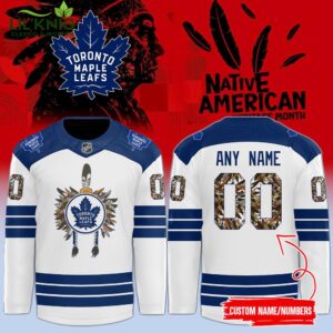 Toronto Maple Leafs 2024 NHL Native American Heritage Month Premium Limited Jersey