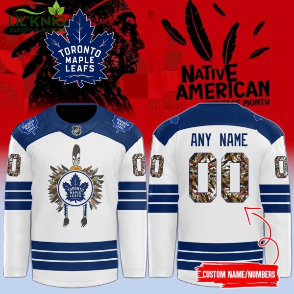 Toronto Maple Leafs 2024 NHL Native American Heritage Month Premium Limited Jersey