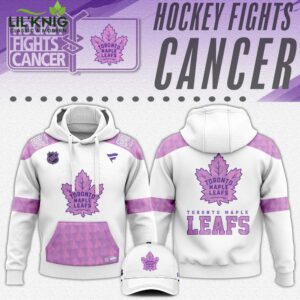 Toronto Maple Leafs Limited Edition “Hockey Fights Cancer” Hoodie – NHL Awareness Apparel