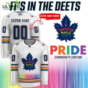 Toronto Maple Leafs x Pride Community Edition 2024 Jersey | NHL LGBTQ+ Pride Jersey