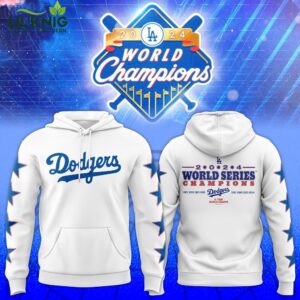 Unisex Los Angeles Dodgers Royal 2024 World Series Champions Hoodie | MLB Championship Apparel