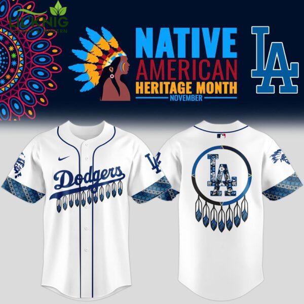 Unisex Nike Los Angeles Dodgers 2024 MLB Native American Heritage Month Premium Limited Jersey