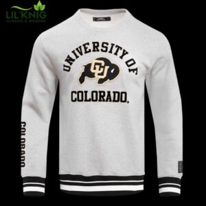 University Of Colorado Classic Men’S Stacked Logo Crewneck