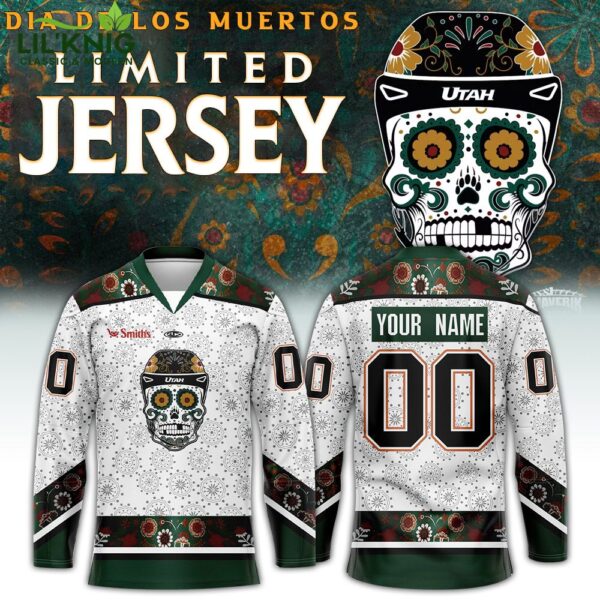 Utah Grizzlies Día de los Muertos Limited Edition Hockey Jersey – 2024