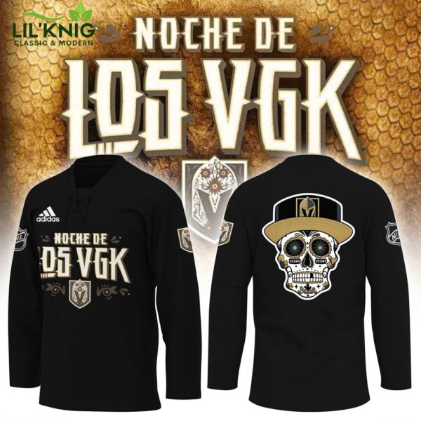 Vegas Golden Knights Noche De Los Hockey Jersey, team apparel, hockey fan gear.