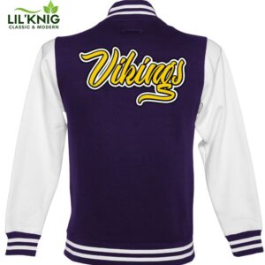 Veste Foot Us- Minnesota Vikings Nfl Baseball Jacket Unisex