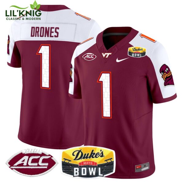 Virginia Tech Hokies 2025 Duke’s Mayo Bowl Limited Edition Jersey