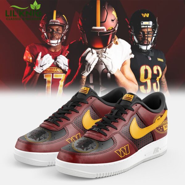 Washington Commanders AF1 Sneakers Shoes – Official NFL Team Merchandise