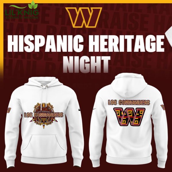 Washington Commanders Hispanic Heritage 2024 Limited Edition Hoodie – NFL Special Edition