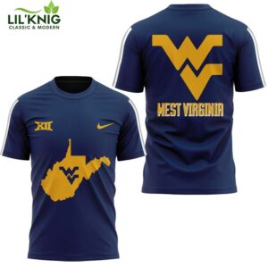 West Virginia Men’S Football Nike Game Hot Edition Gift For Fan 2024 Navy Shirt