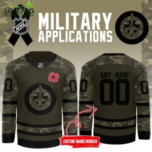 Winnipeg Jets x 2024 Military Appreciation Night Custom Jersey