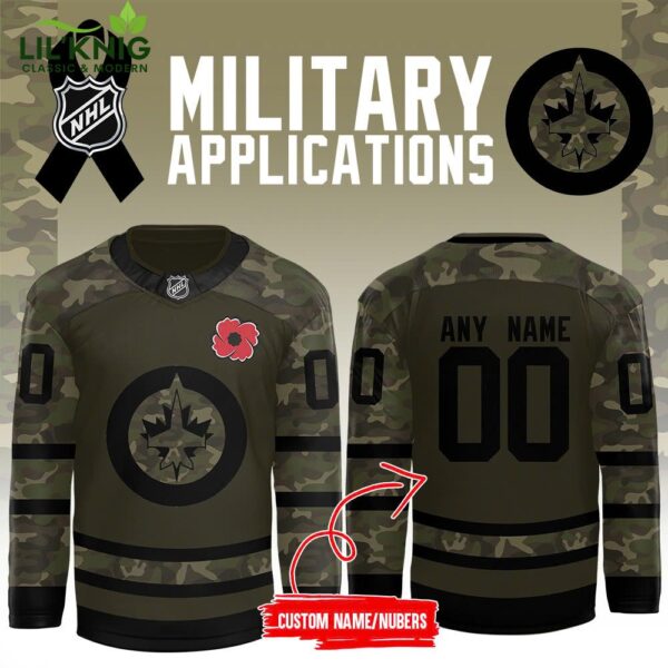 Winnipeg Jets x 2024 Military Appreciation Night Custom Jersey