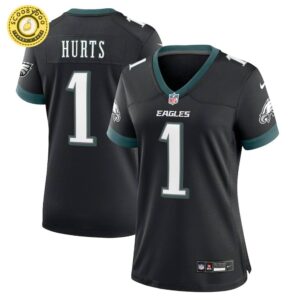 Women’s Nike Philadelphia Eagles Jalen Hurts Black Alternate Game Jersey