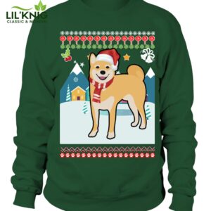 Xmas Shiba Inu Sweatshirt Unisex