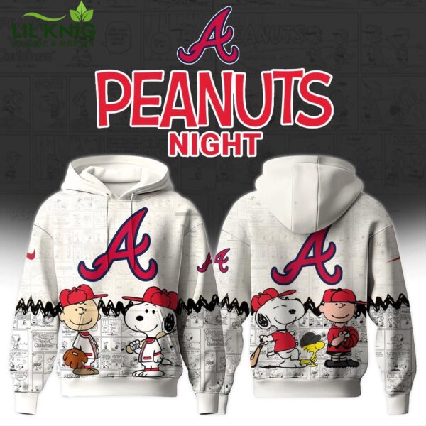 Atlanta Braves 75th Anniversary of Peanuts Snoopy Special Edition Hoodie