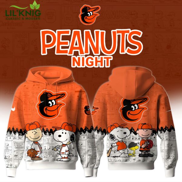 Baltimore Orioles MLB x 75th Anniversary of Peanuts Limited Edition Hoodie 2025