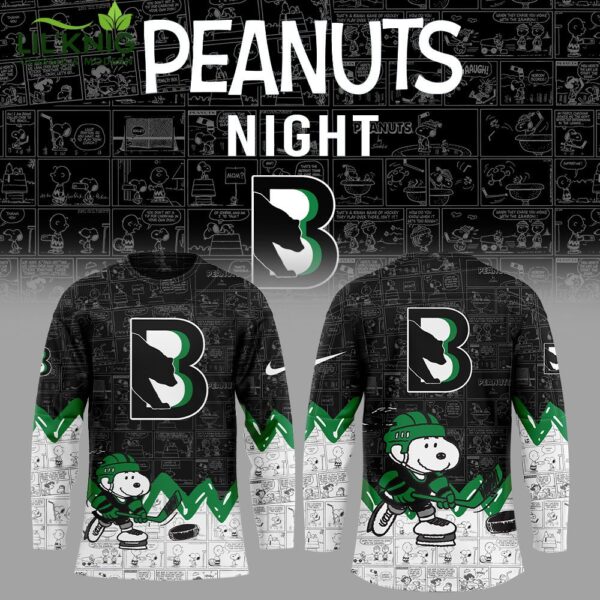 Binghamton Black Bears 75th Anniversary of Peanuts Limited Edition Jersey