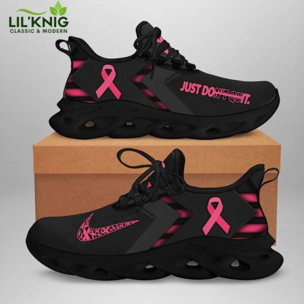 Breast Cancer Premium Max Soul Shoes “Just Dont Quit” Limited Edition