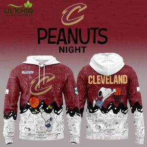 Cleveland Cavaliers 75th Anniversary of Peanuts Limited Edition Hoodie