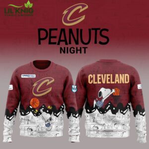 Cleveland Cavaliers 75th Anniversary of Peanuts Limited Edition Sweatshirt