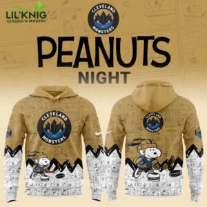 Cleveland Monsters 75th Anniversary of Peanuts Limited Edition Hoodie