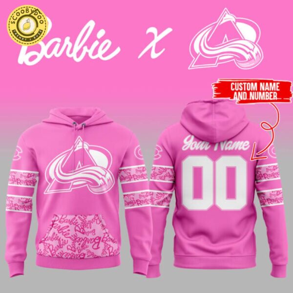 Colorado Avalanche Barbie Night Hoodie Limited Edition