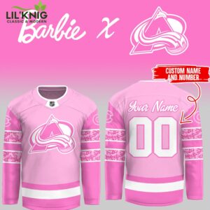 Colorado Avalanche Barbie Night NHL Jersey Limited Edition