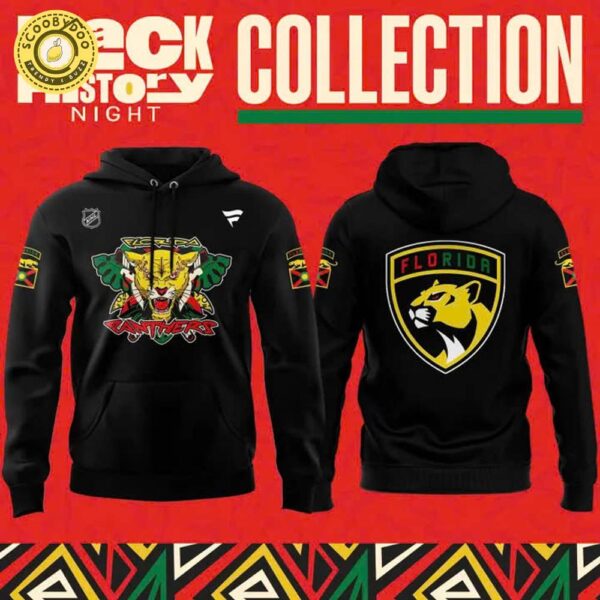 Florida Panthers 2025 Black History Night Hoodie Limited Edition