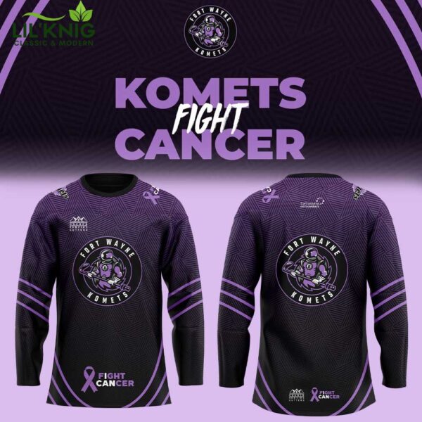 Fort Wayne Komets Fight Cancer Night Limited Edition NHL Jersey