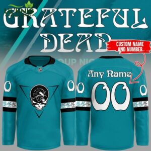 Grateful Dead Night Limited Edition NHL Jersey Blue Version