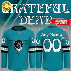 Grateful Dead Night Limited Edition NHL Jersey Blue Version